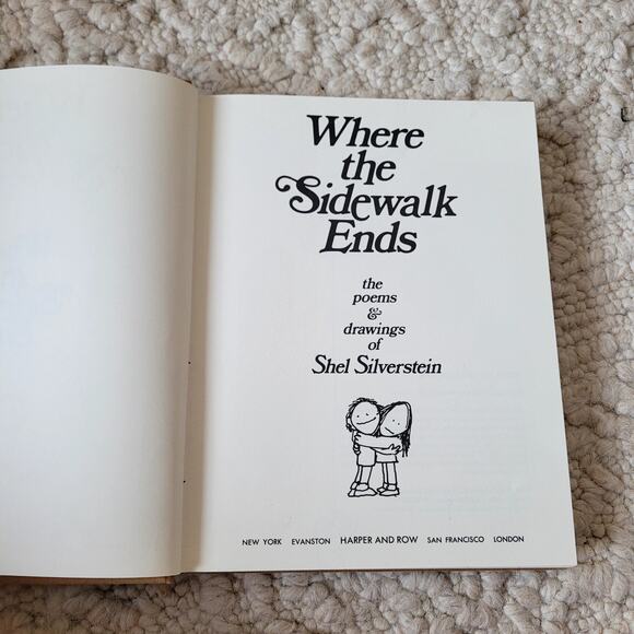 Where the Sidewalk Ends 1974 First Edition - Picture 2 of 9
